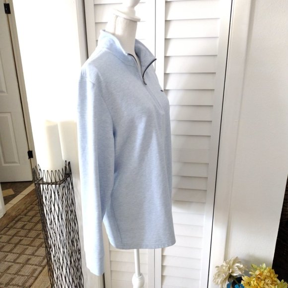 Vineyard Vines Men’s Performance Saltwater Quarter-Zip Pullover Sweater Blue M - Picture 3 of 9